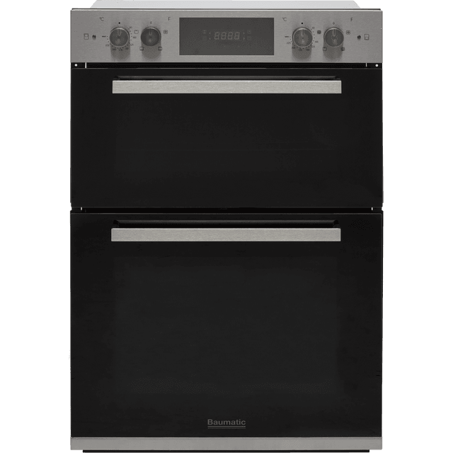 Baumatic BOS205X Built In Double Oven - Stainless Steel - BOS205X_SS - 1