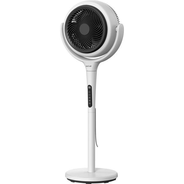 AirCraft LUME Quiet 2-in-1 Pedestal Fan LUME-W - Black