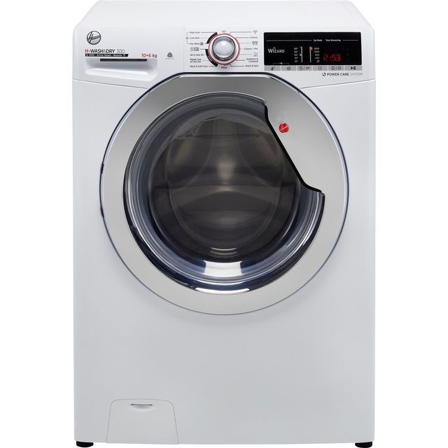 Hoover H-WASH 300 H3DS41065TACE 10Kg / 6Kg Washer Dryer - White - H3DS41065TACE_WH - 1