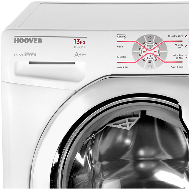 Hoover Dynamic Next Wizard DWTL413AIW3 Free Standing Washing Machine