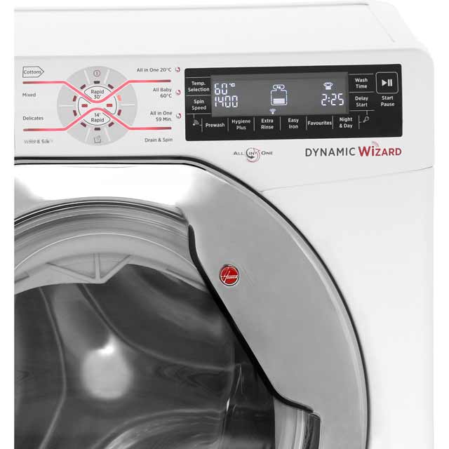 Hoover Dynamic Next Wizard DWTL49AIW3 Wifi Connected 9Kg Washing