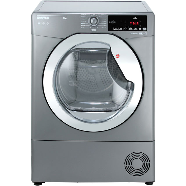Hoover Dynamic Next Advance DXC10TCER 10Kg Condenser Tumble Dryer - Graphite - B Rated