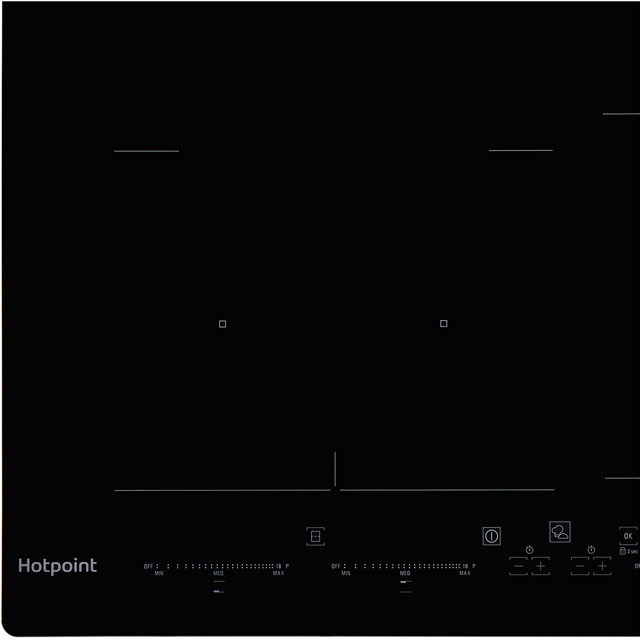 Hotpoint ActiveCook ACO654NE Built In Induction Hob - Black - ACO654NE_BK - 3