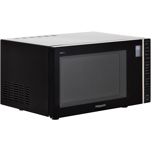 Hotpoint COOK 30 MWH301B 30 Litre Microwave - Black - MWH301B_BK - 4
