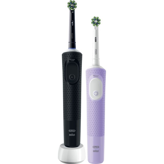Oral B Vitality PRO Electric Toothbrush - Black / Lilac