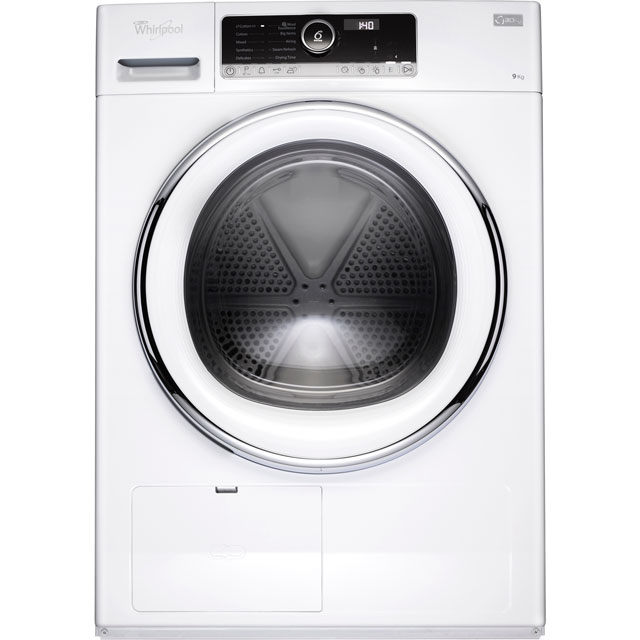 Whirlpool HSCX90423 Free Standing Condenser Tumble Dryer in White