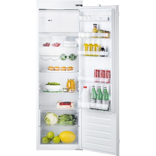 Hotpoint HSZ18011UK Integrated Upright Fridge with Ice Box - Sliding Door Fixing Kit - White - A+ Rated