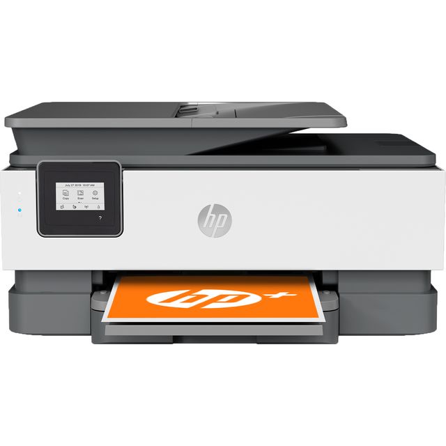HP OfficeJet 8014e Inkjet Printer Printer Includes 9 Months of Instant Ink with HP PLUS - Grey / White