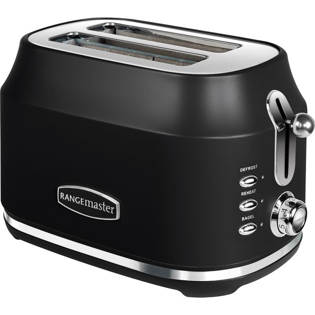 Rangemaster Classic RMCL2S201BK 2 Slice Toaster - Matte Black