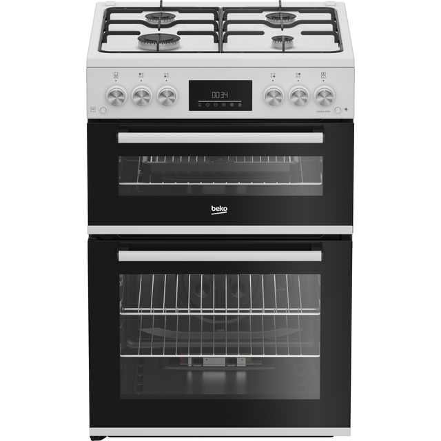 Beko FDG6231CW 60cm Gas Cooker - White - A Rated