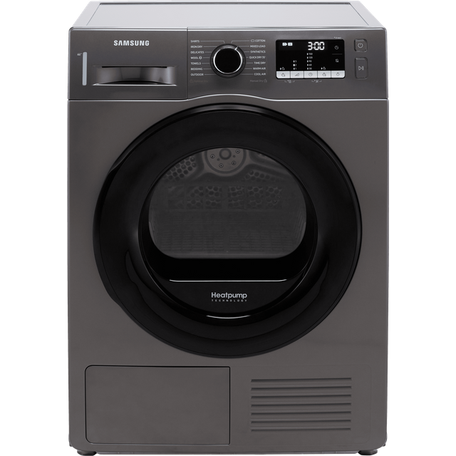 Samsung Series 5 OptimalDry DV90TA040AX 9Kg Heat Pump Tumble Dryer - Graphite - A++ Rated
