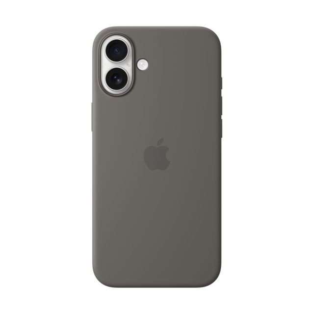 Apple iPhone 16 Plus Silicone Case with MagSafe for iPhone 16 Plus - Stone Grey