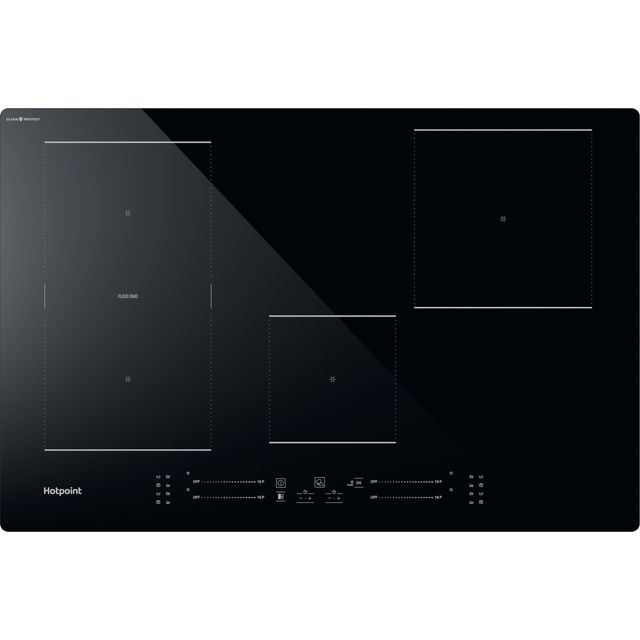 Hotpoint CleanProtect TS6477CCPNE Built In Induction Hob - Black - TS6477CCPNE_BK - 1