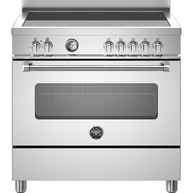 Bertazzoni Master Series MAS95I1EXC 90cm Electric Range Cooker with Induction Hob - Stainless Steel - A Rated