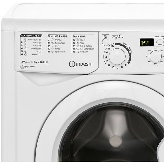 Indesit My Time Washing Machine Ewd71452w 7kg White Ao Com