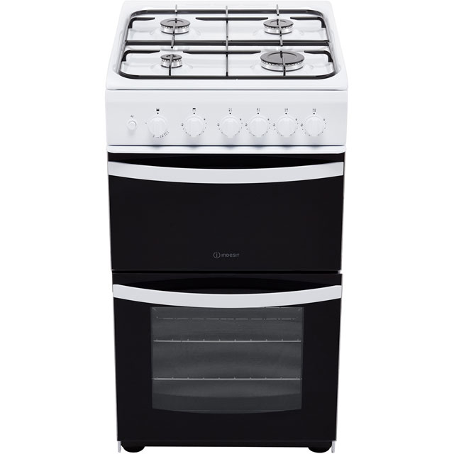 Indesit ID5G00KMW Gas Cooker - White - ID5G00KMW_WH - 4