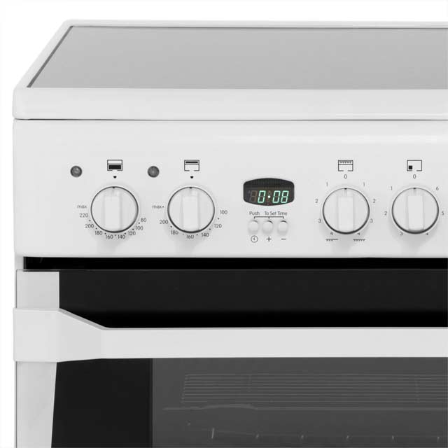 Indesit Advance Id60c2ws Electric Cooker With Ceramic Hob White Amazon Co Uk Large Appliances