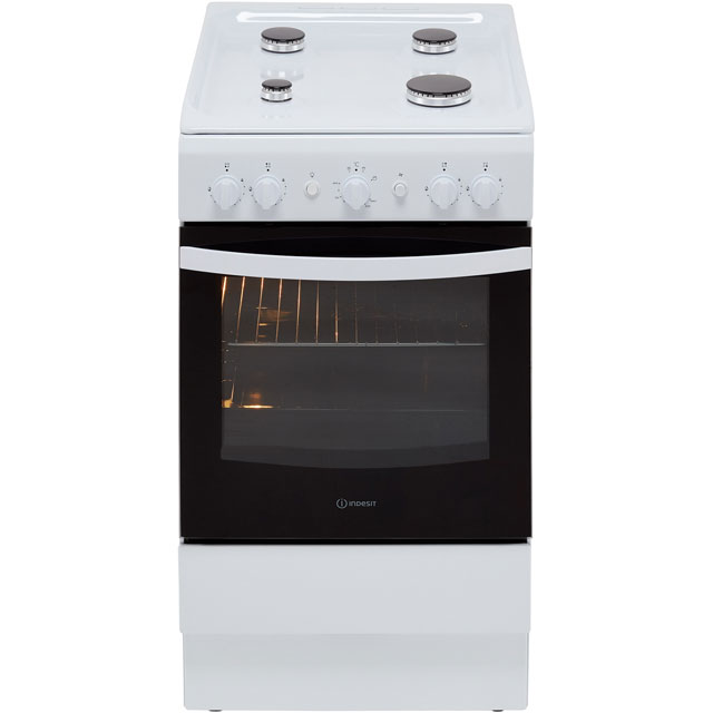 Indesit IS5G1KMW Gas Cooker - White - IS5G1KMW_WH - 5