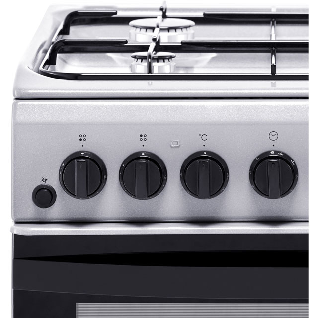 Indesit Cloe IS5G4PHX Dual Fuel Cooker - Silver - IS5G4PHX_SS - 3
