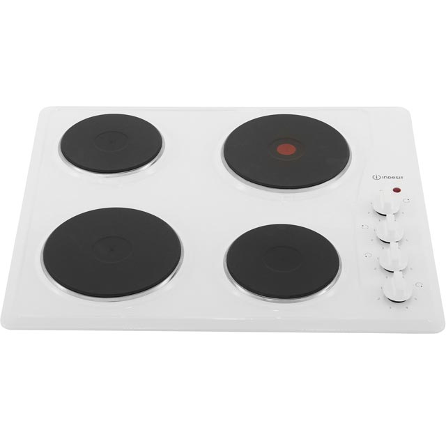 Indesit TI60W Built In Solid Plate Hob - White - TI60W_WH - 4