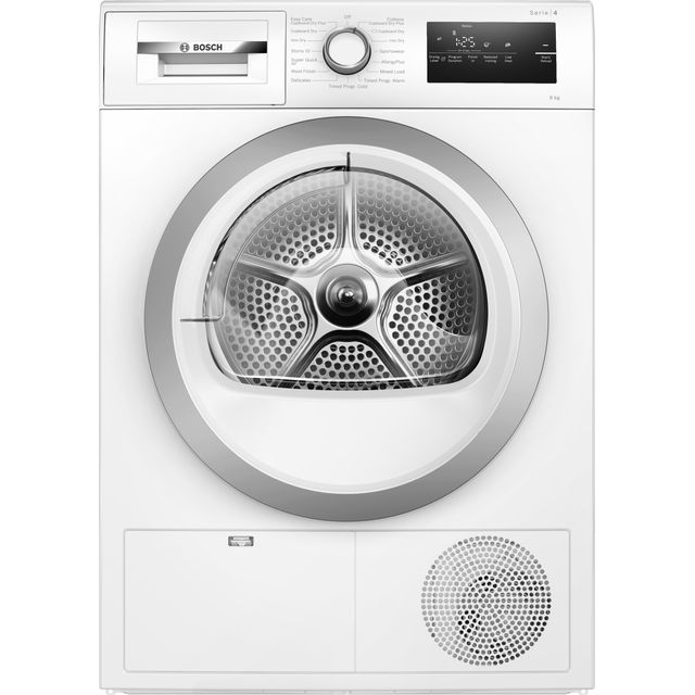 Bosch Series 4 WTN83203GB 8Kg Condenser Tumble Dryer - White - B Rated