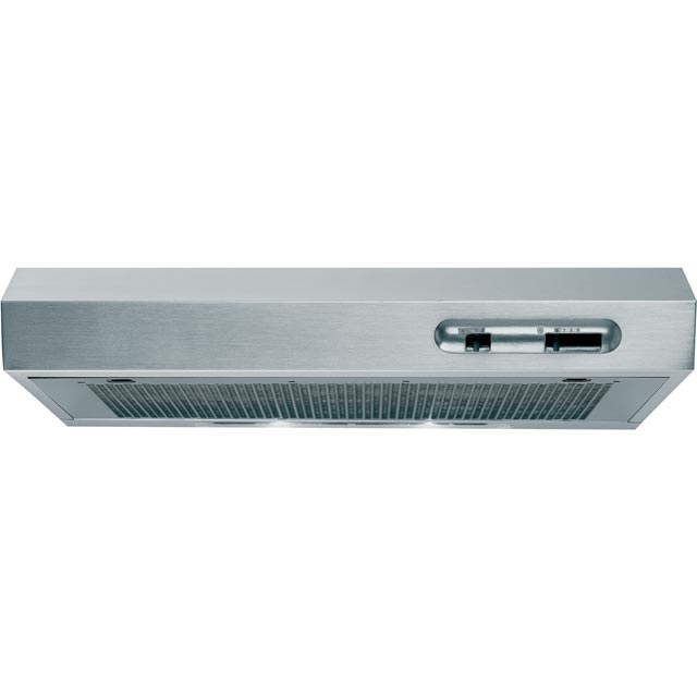 Indesit ISLK66LSX 60cm Visor Cooker Hood - Stainless Steel