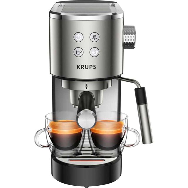 Krups Virtuoso XP442C40 Espresso Coffee Machine - Silver