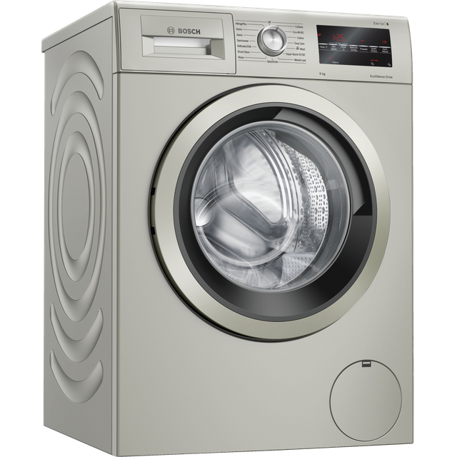 Bosch Serie 6 9Kg Washing Machine - Silver - C Rated