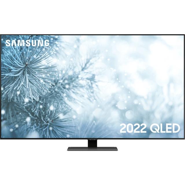 Samsung QE85Q80BA 85" Smart 4K Ultra HD TV - Silver - QE85Q80BA - 1