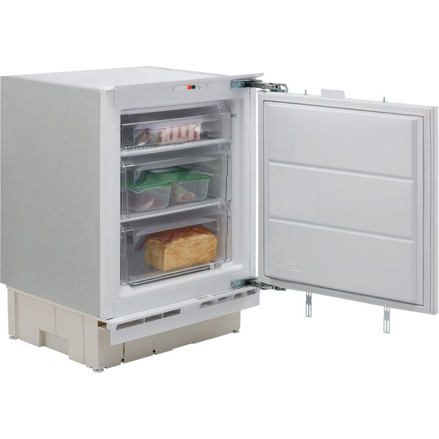 Indesit IZA1.UK1 Integrated Under Counter Freezer with Fixed Door Fixing Kit - F Rated