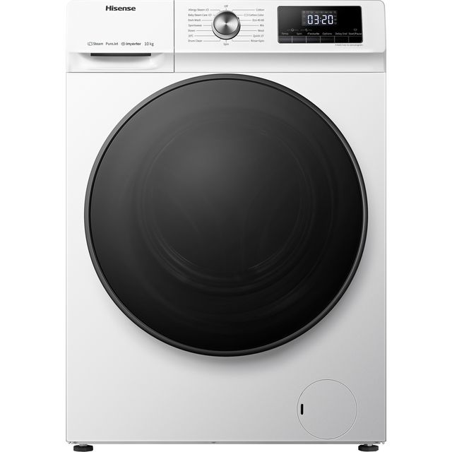 Hisense 3 Series WFQA1014EVJM 10kg Washing Machine with 1400 rpm - White - A Rated