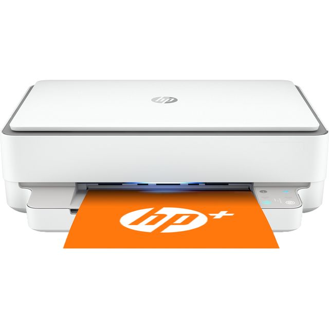 HP ENVY 6020e All-In-One Inkjet Printer Includes 6 months of Instant Ink with HP PLUS - Grey / White 