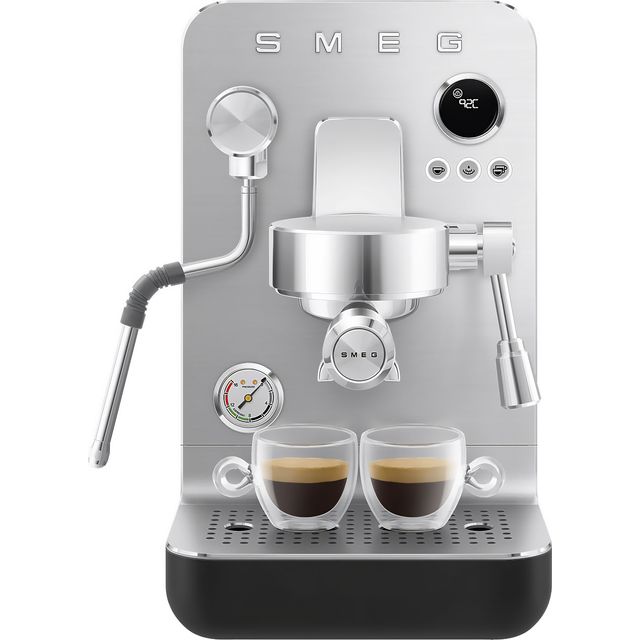 Smeg Mini Pro EMC02BLMUK Espresso Coffee Machine - Matte Black