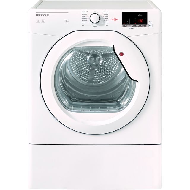 Hoover H-DRY 300 HLEV9DG 9Kg Vented Tumble Dryer - White - C Rated 