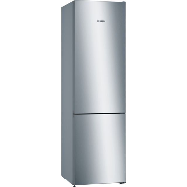 Bosch Series 4 KGN392LEBG 203cm High 70/30 Frost Free Fridge Freezer - Stainless Steel Effect - E Rated