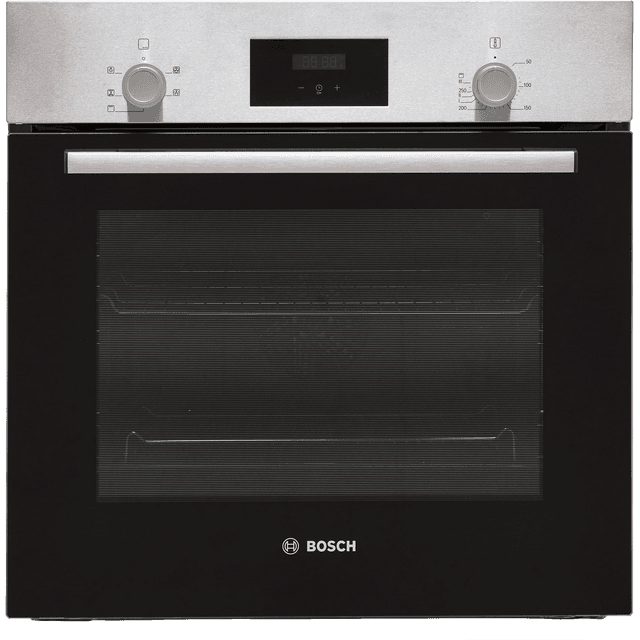 Bosch Series 2 HHF113BR0B Built In Electric Single Oven - Stainless Steel - HHF113BR0B_SS - 1