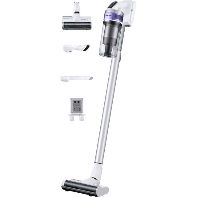 Samsung Jet™ 70 Turbo VS15T7031R4 Cordless Vacuum Cleaner with up to 40 Minutes Run Time - Silver / White 