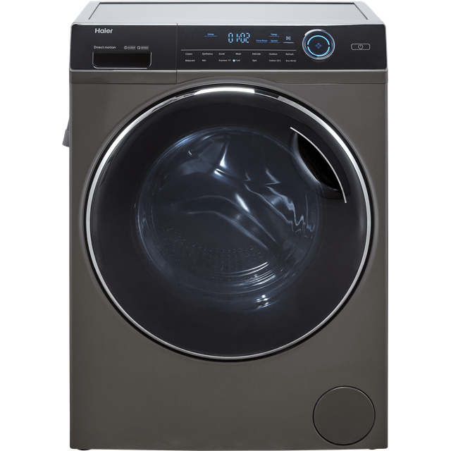 Haier HWD80-B14979S 8Kg / 5Kg Washer Dryer with 1400 rpm - Graphite - D Rated [Wash&Dry], A Rated [Wash Only]