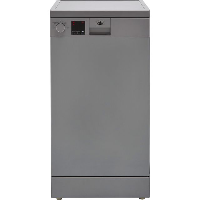Beko DVS04020S Slimline Dishwasher - Silver - DVS04020S_SI - 1