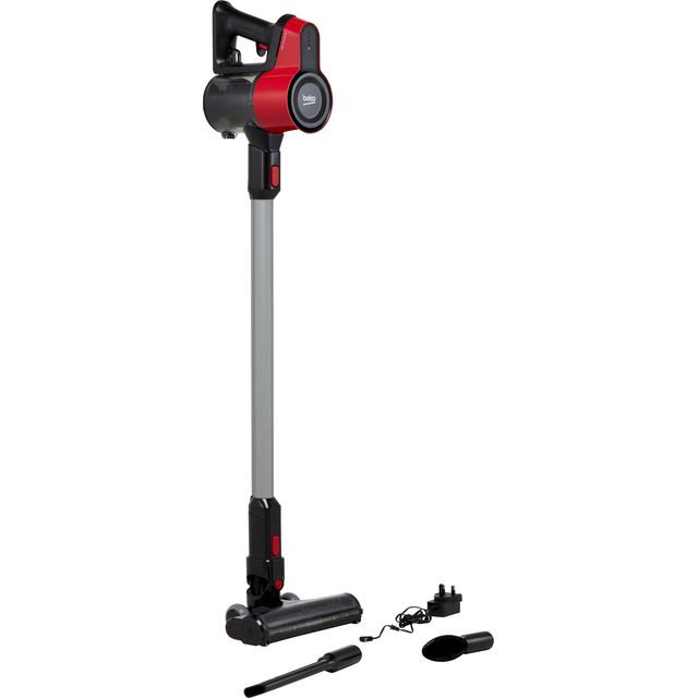 Beko VRT50121VR Cordless Vacuum Cleaner with up to 40 Minutes Run Time - Red 