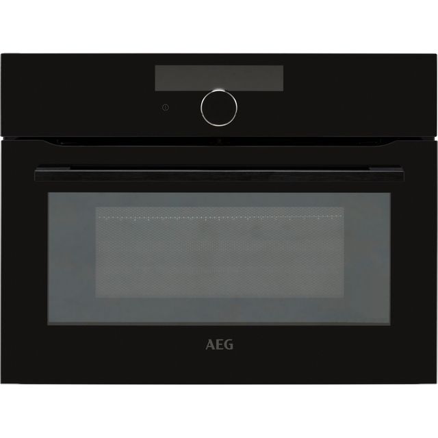 AEG CombiQuick KMK968000B 46cm High, Built In Microwave - Black