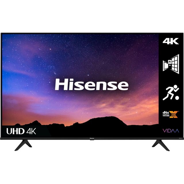 Hisense 43A6GTUK 43" Smart 4K Ultra HD TV - Black - 43A6GTUK - 1