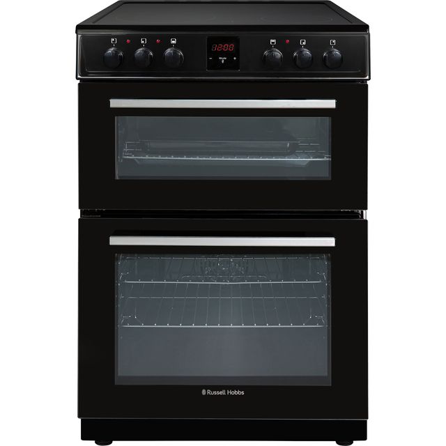 Russell Hobbs RH60EDOEH6011B 60cm Electric Cooker with Ceramic Hob - Black - A/A Rated