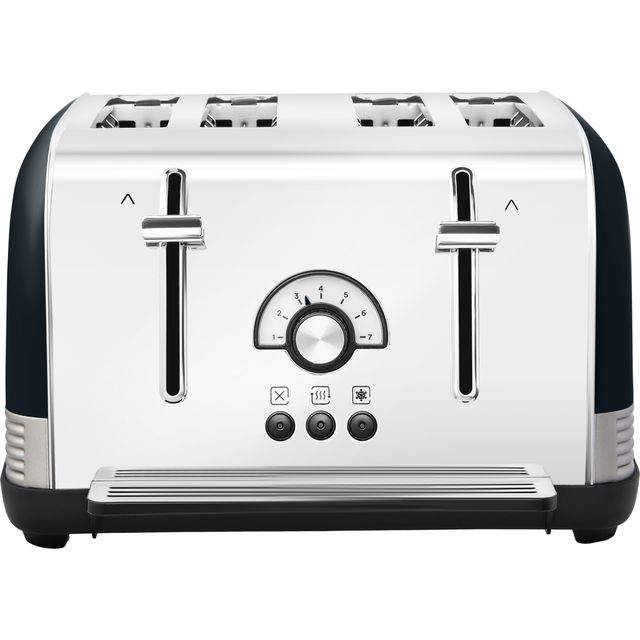 Morphy Richards Venture Retro 240334 4 Slice Toaster - Onyx