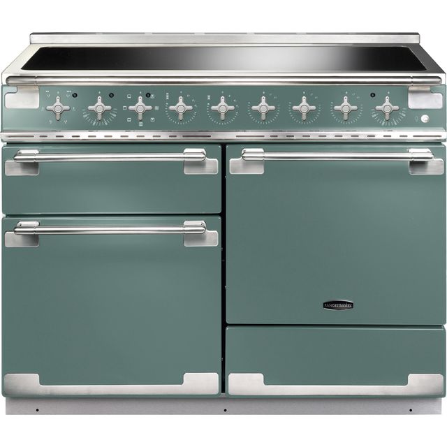 Rangemaster Elise ELS110EIMG 110cm Electric Range Cooker with Induction Hob - Mineral Green - A/A Rated