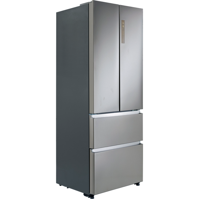 Haier HB15FPAA 60/40 Frost Free Fridge Freezer - Stainless Steel Effect - F Rated - HB15FPAA_SI - 1