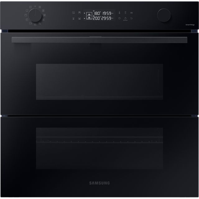 Samsung Series 4 Dual Cook Flex™ NV7B45305AK Built In Electric Single Oven - Black Glass - NV7B45305AK_BKG - 1