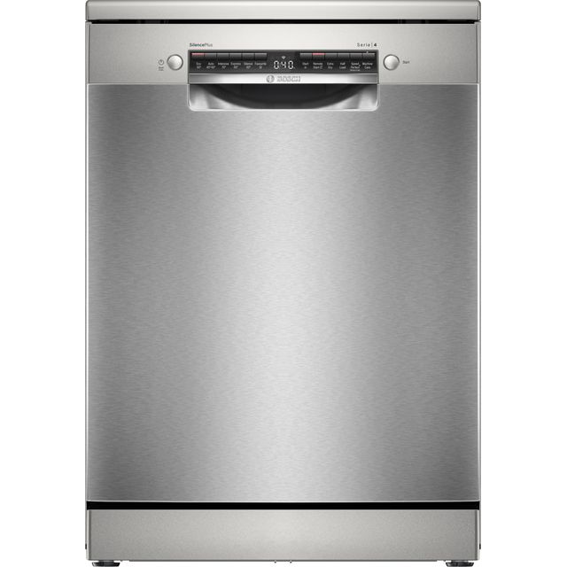 Bosch Series 4 SMS4EMI06G Standard Dishwasher - Silver Inox - SMS4EMI06G_SIN - 1