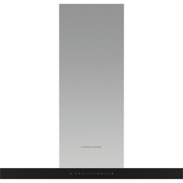 Fisher & Paykel Series 7 Contemporary HC90BCXB4 Wifi Connected 90 cm Chimney Cooker Hood - Stainless Steel / Black