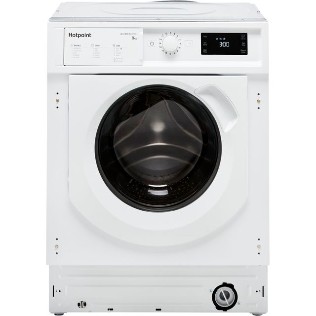Hotpoint BIWMHG81484UK Integrated 8Kg Washing Machine with 1400 rpm - White - C Rated